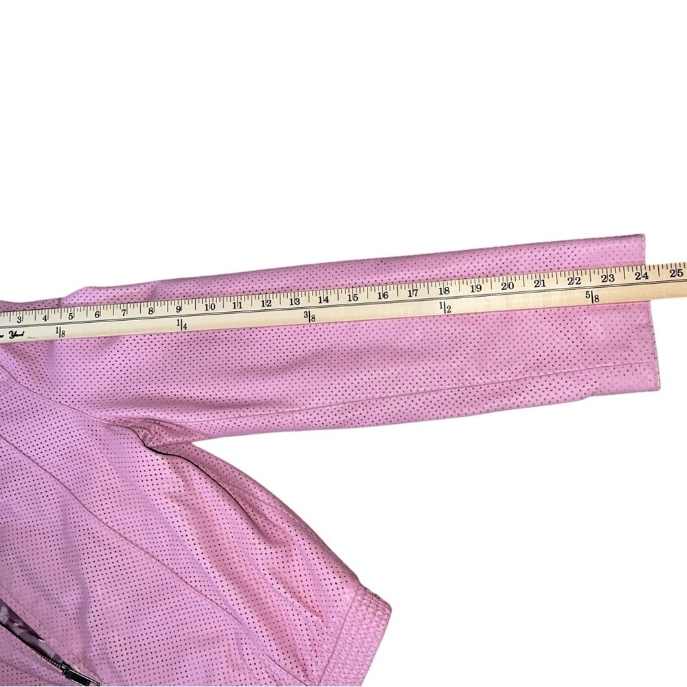100% Lamb Skin size Large pink jacket - Picture 11 of 11